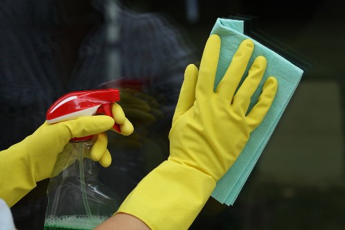 Office cleaning service in SW1 with a tidy reception area