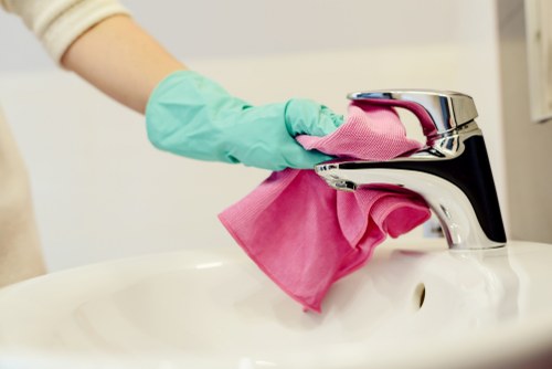 Waste handling and compliance terms for cleaning services