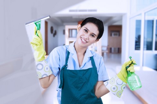 Professional team handling household items during a SW1 clearance